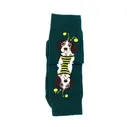 Носки MASTER SOCKS Бигль зелёный женские р.25