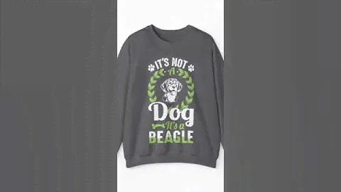 Stay cozy and show your love for beagles with these adorable sweatshirts! Each has a unique design