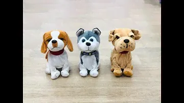 Игрушка.Интерактивные поющие песни щенята