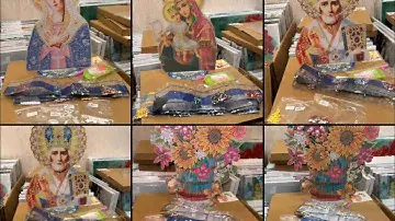 Новинка 💎 Алмазная мозаика из пластика на подставке . Распаковка, обзор . Есть место на полке ?