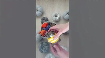 Вязаные игрушки Мишка и Лисичка