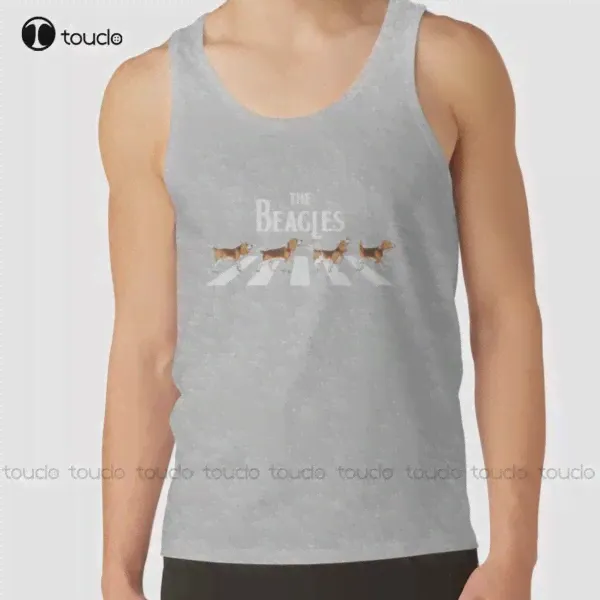 The Beagles-собаки «Бигль» On Crosswalk Classic SHIRT Custom Aldult Teen унисекс цифровая печать футболки под заказ Gift Xs-5Xl (art.: 3920c0c031d02)-2