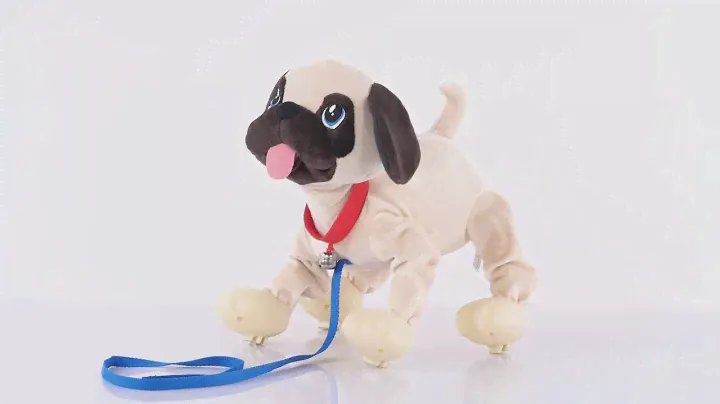 Интерактивная игрушка "Веселая прогулка", Мопс - Peppy Pets