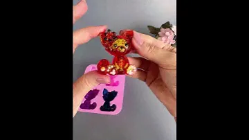 Арт WB/Озон 263369499 Как сделать брелок из эпоксидки #tutorial #diy #своимируками #эпоксиднаясмола